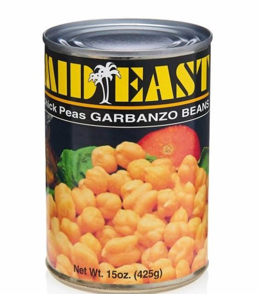 Chick Peas Garbanzo Beans 15 Oz Mid East