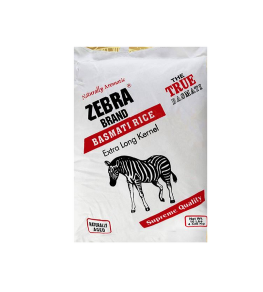 Basmati Rice Zebra 4.536kg